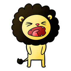cartoon lion