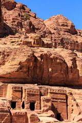 at Petra the ancient City  Al Khazneh in Jordan