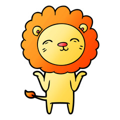 cartoon lion