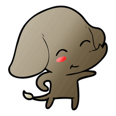 cute cartoon elephant
