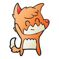 cartoon friendly fox