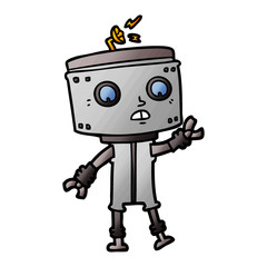 cartoon robot