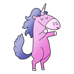 cartoon unicorn