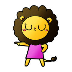 cartoon lion