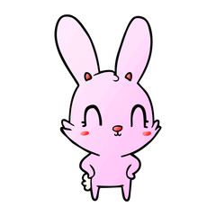 cute cartoon rabbit