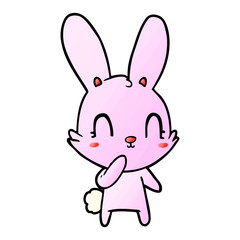 cute cartoon rabbit