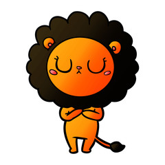 cartoon lion