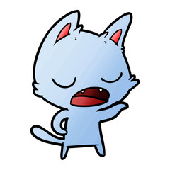 talking cat cartoon