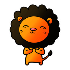 cartoon lion