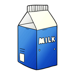 cartoon milk carton