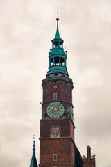 Old City Hall on Market Square in Wroclaw. Wroclaw, Lower Silesian, Poland.