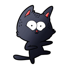 cartoon cat dancing
