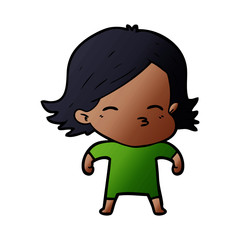 cartoon woman