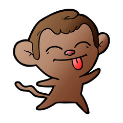funny cartoon monkey