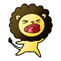 cartoon lion