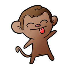 funny cartoon monkey
