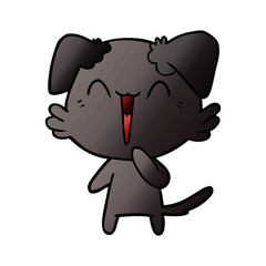 laughing little dog cartoon
