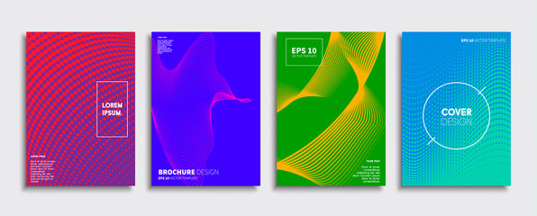 Minimal Vector cover designs. Future Poster template.