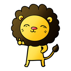 cartoon lion