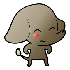 cute cartoon elephant