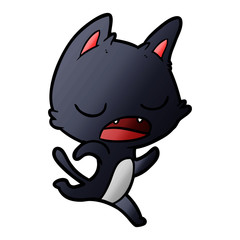 talking cat cartoon