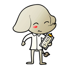 cute cartoon elephant