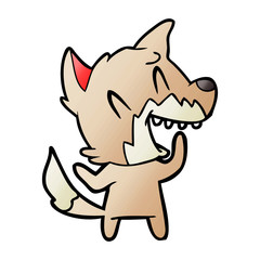laughing fox cartoon