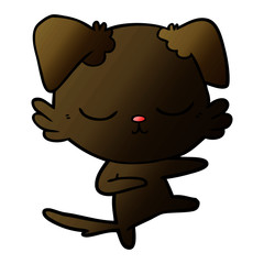 cute cartoon dog