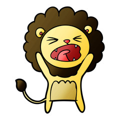 cartoon lion