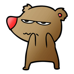 annoyed bear cartoon