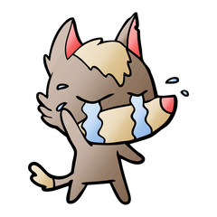 cartoon crying wolf