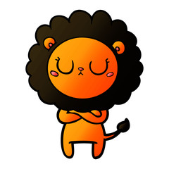 cartoon lion