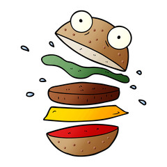 cartoon amazing burger
