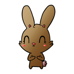 cute cartoon rabbit
