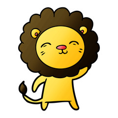 cartoon lion