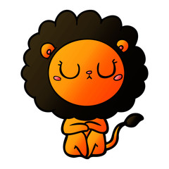 cartoon lion