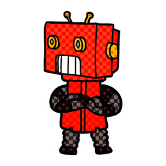 cartoon robot