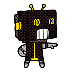 cartoon robot