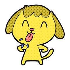 cute cartoon dog