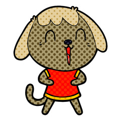 cute cartoon dog