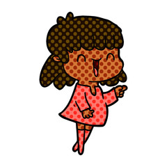 cartoon woman