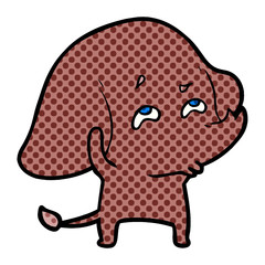 cartoon elephant remembering