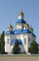 Orthodox Holy Protection church in Orlovschina, Dnepropetrovsk region, Ukraine.