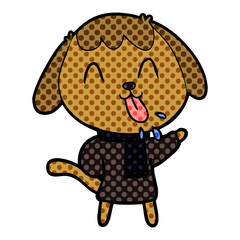 cute cartoon dog