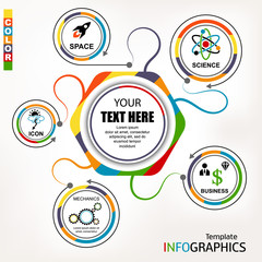 Infographic template. elements
