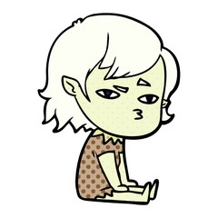 cartoon vampire girl