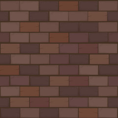 Obraz premium Tło wektor czerwony ceglany mur