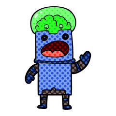 cartoon robot