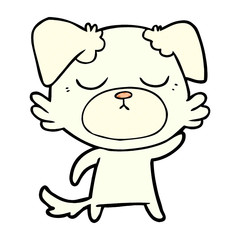 cute cartoon dog