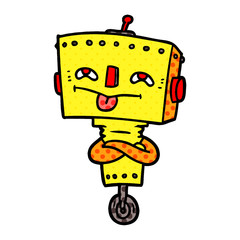 cartoon robot